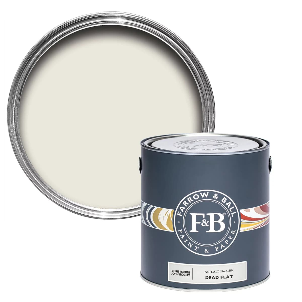 Farrow&Ball Flat Eggshell Au Lait No.CB9 - 2,5L