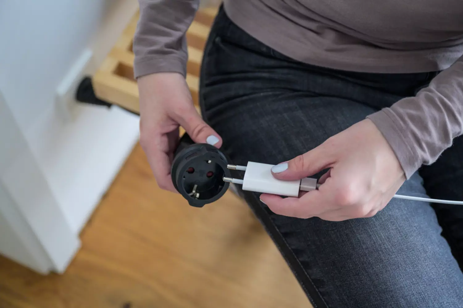 Brennenstuhl 1165440 Kwaliteits Kunststof Verlengsnoer Zwart - H05VV-F 3G1,5 - 5m thumbnail 2