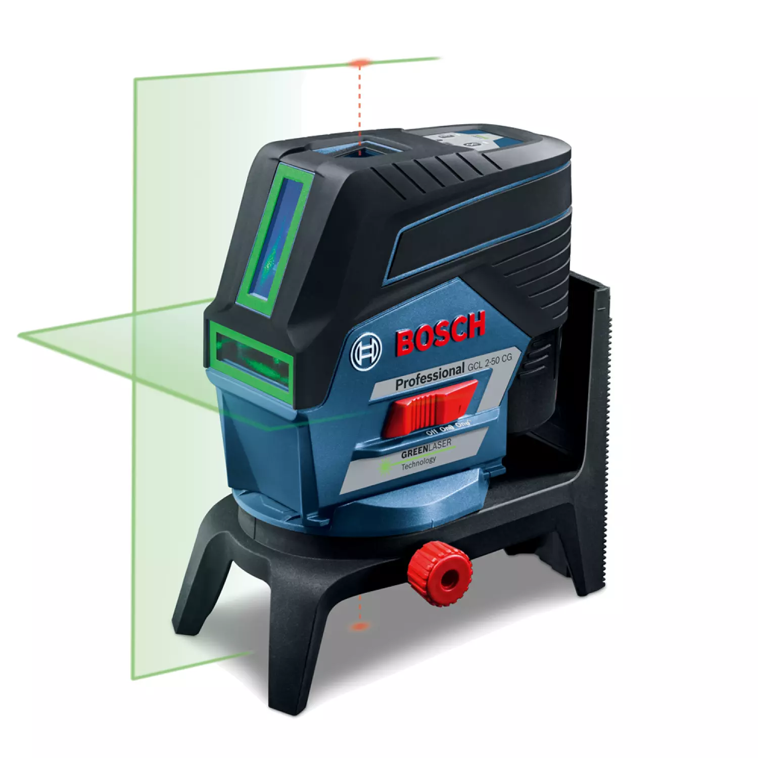 Bosch GCL 2-50 CG 12V Li-Ion Accu Kruislijnlaser (1x 2,0Ah Accu) Set In L-Boxx - 20m thumbnail 2