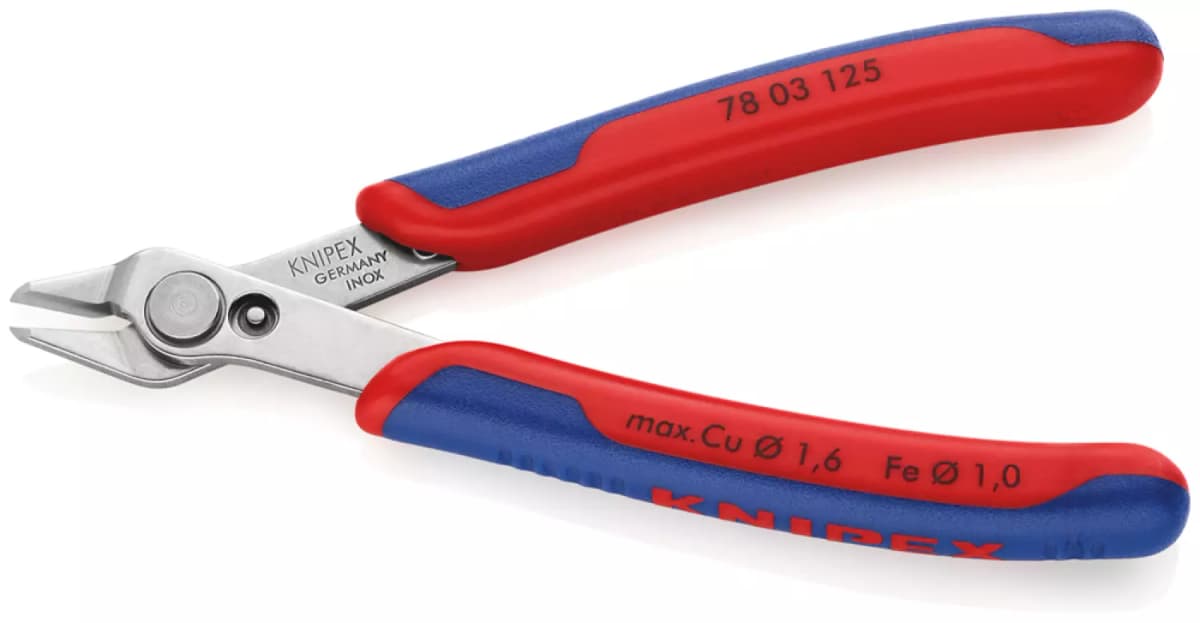 Knipex 7803125 Super-Knips Precisie Zijsnijtang - Elektronica - 125mm thumbnail 2