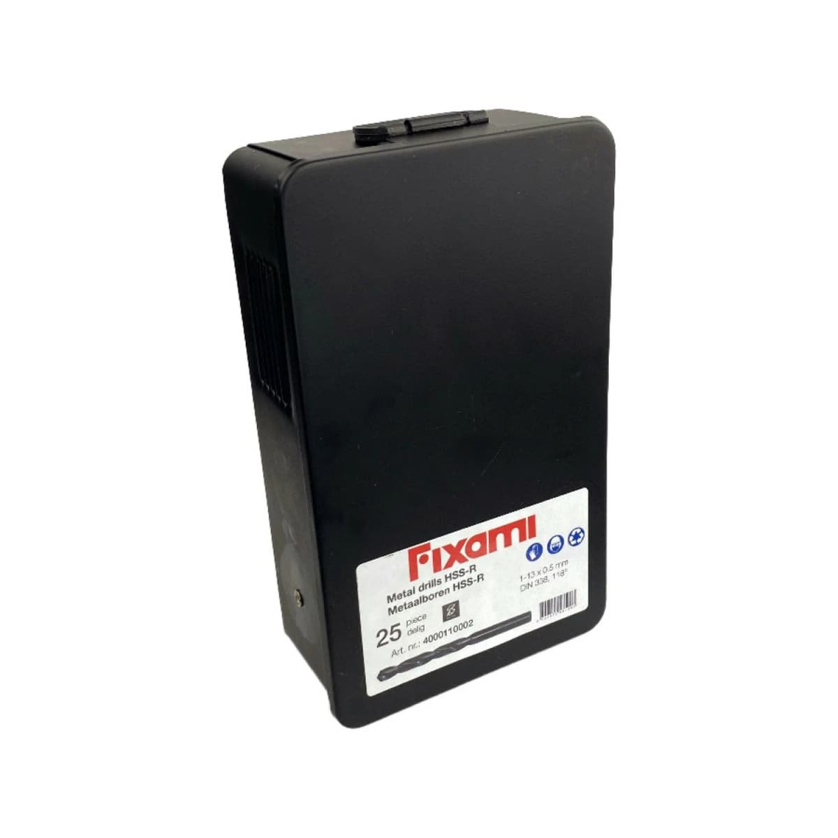 Fit-to-Fix 4000110002 25-delige Uni Metaalborenset DIN338 - HSS-R - 1-13mmx0.5cm thumbnail 3