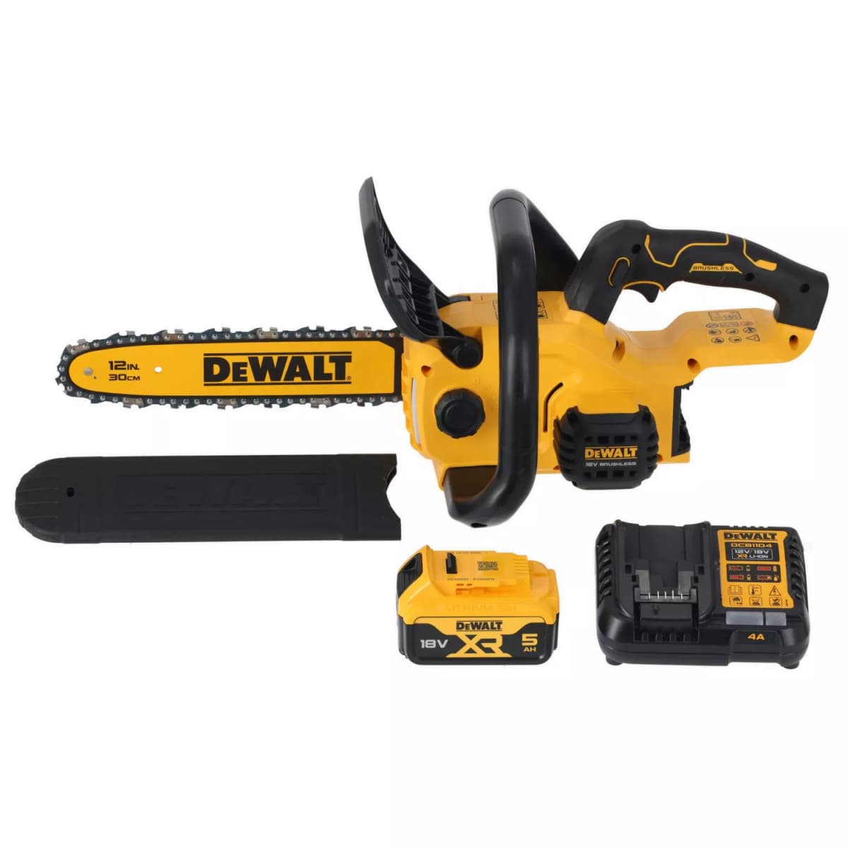 DeWALT DCMCS565P1 18V XR Li-Ion Accu Compacte Kettingzaag Set (1x 5.0Ah) - 30cm