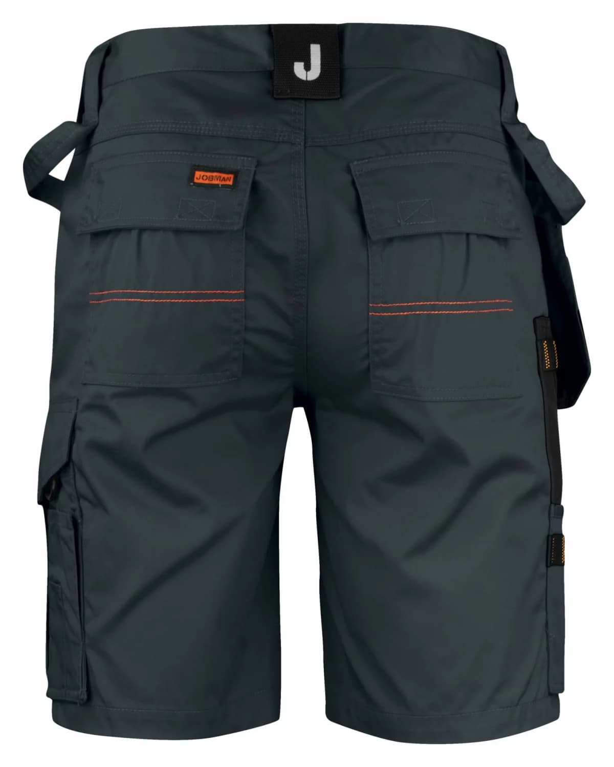 Jobman 2722 Werkbroek Kort Holsterpocket - Maat 44 - Zwart thumbnail 2