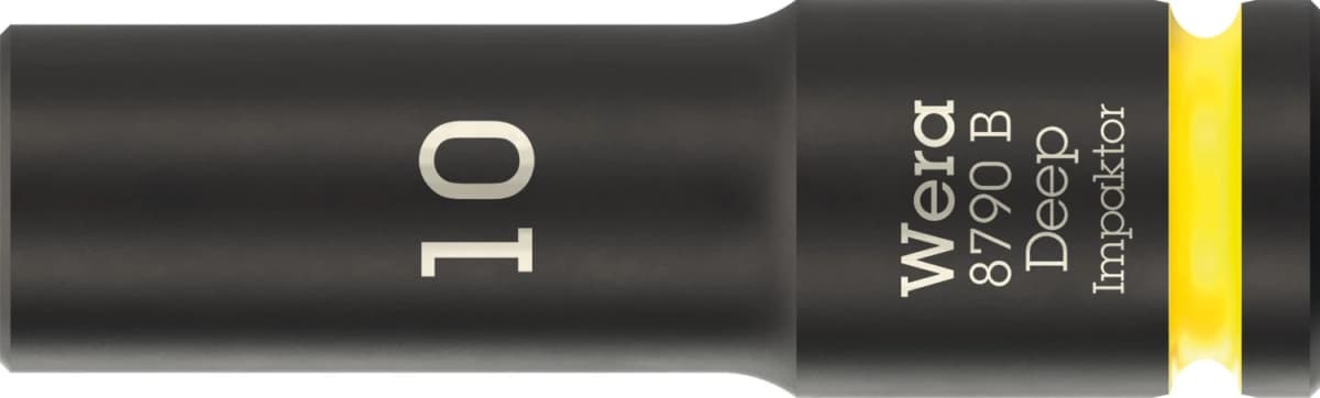 Wera 05005551001 8790 B Impaktor Deep Lange Krachtdop - 3/8"- Zeskant - 10 X 63mm