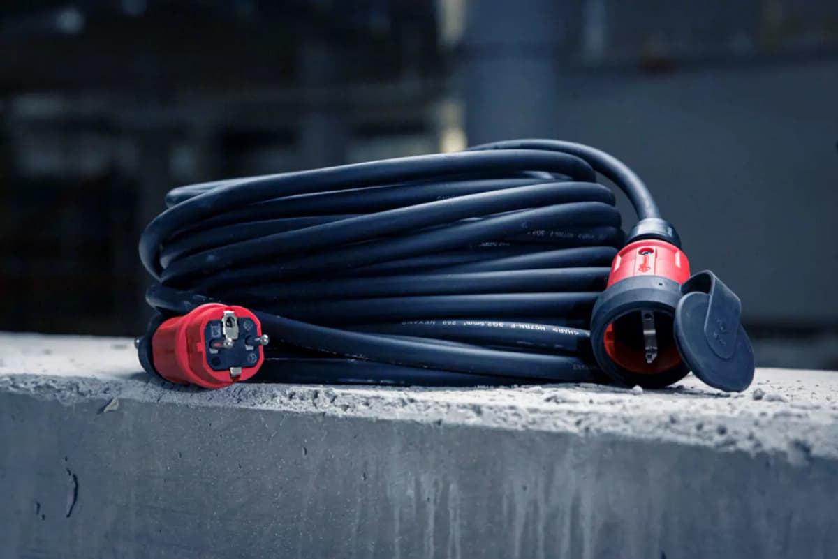 Brennenstuhl Professional VN 2200 Verlengsnoer H07RN-F 3G2,5 - IP44 - 25m - Zwart thumbnail 4