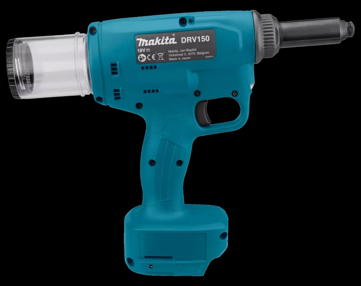 Makita DRV150ZJ 18V Li-Ion Accu Blindklinknageltang Body In Mbox - 2,4-4,8mm - Koolborstelloos thumbnail 4