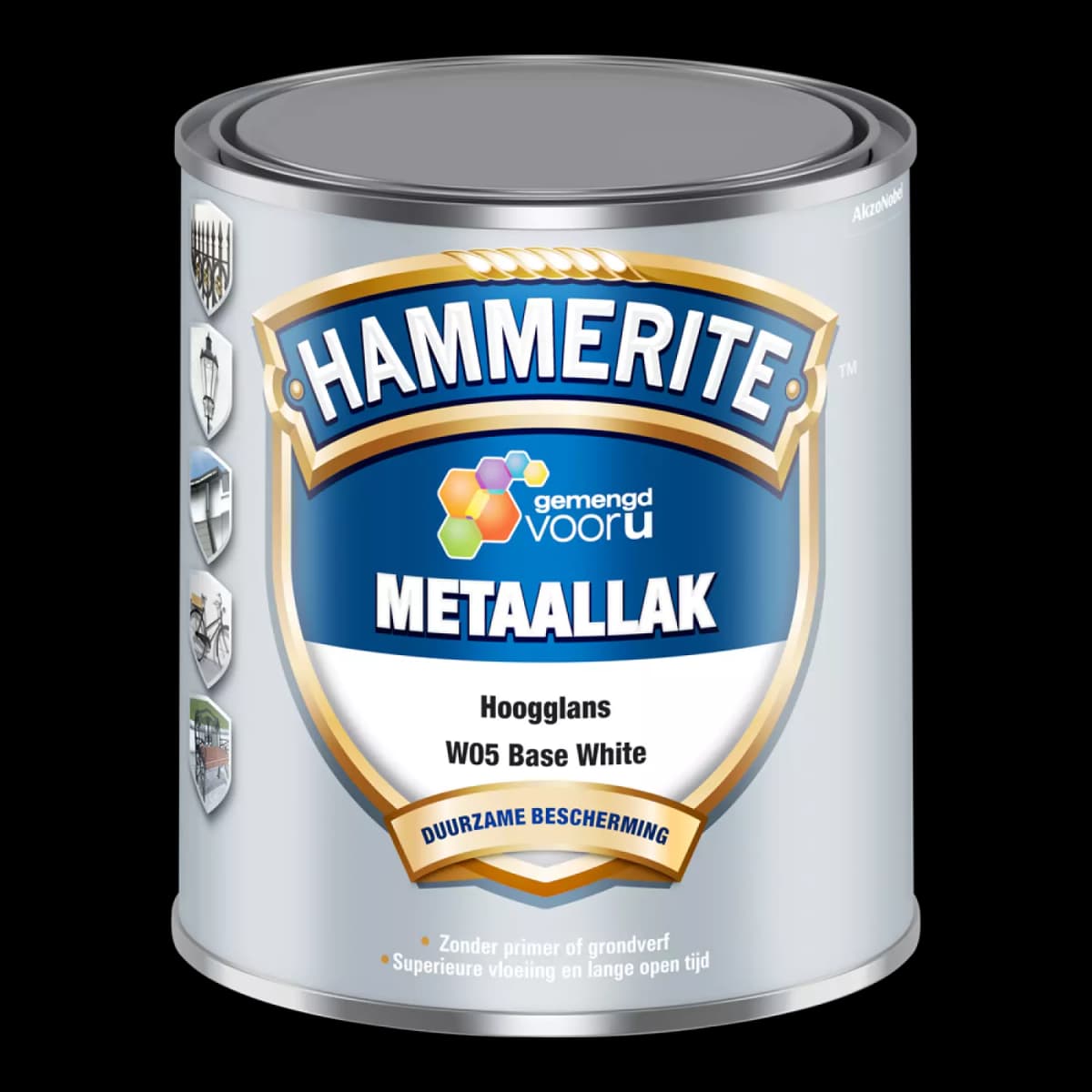 Hammerite Metaallak Hoogglans - Direct Over Roest - Op Kleur Gemengd - 1L