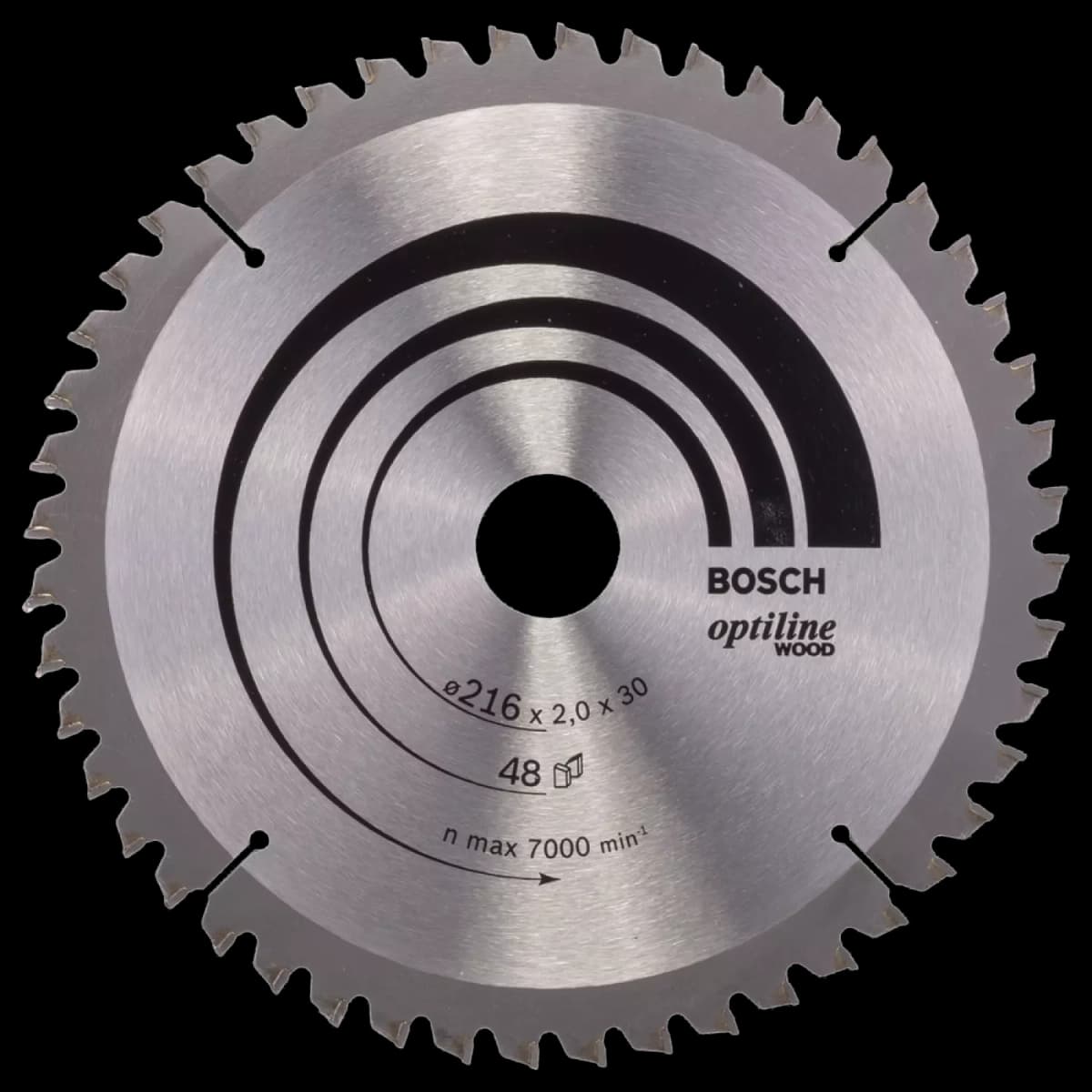 Bosch 2608640432 Optiline Cirkelzaagblad - 216 X 30 X 48T - Hout