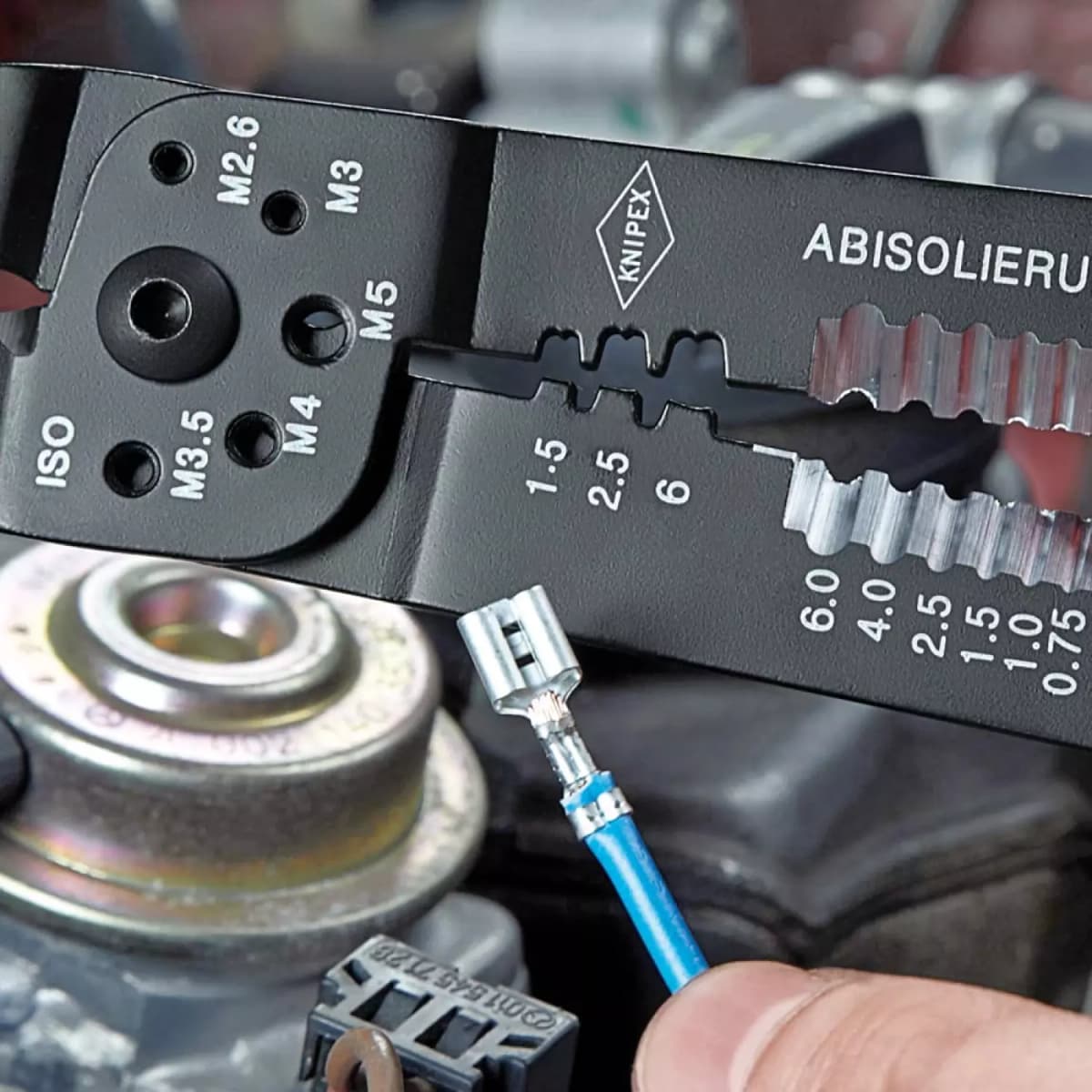 Knipex 9721215 Krimptang - 215mm thumbnail 4