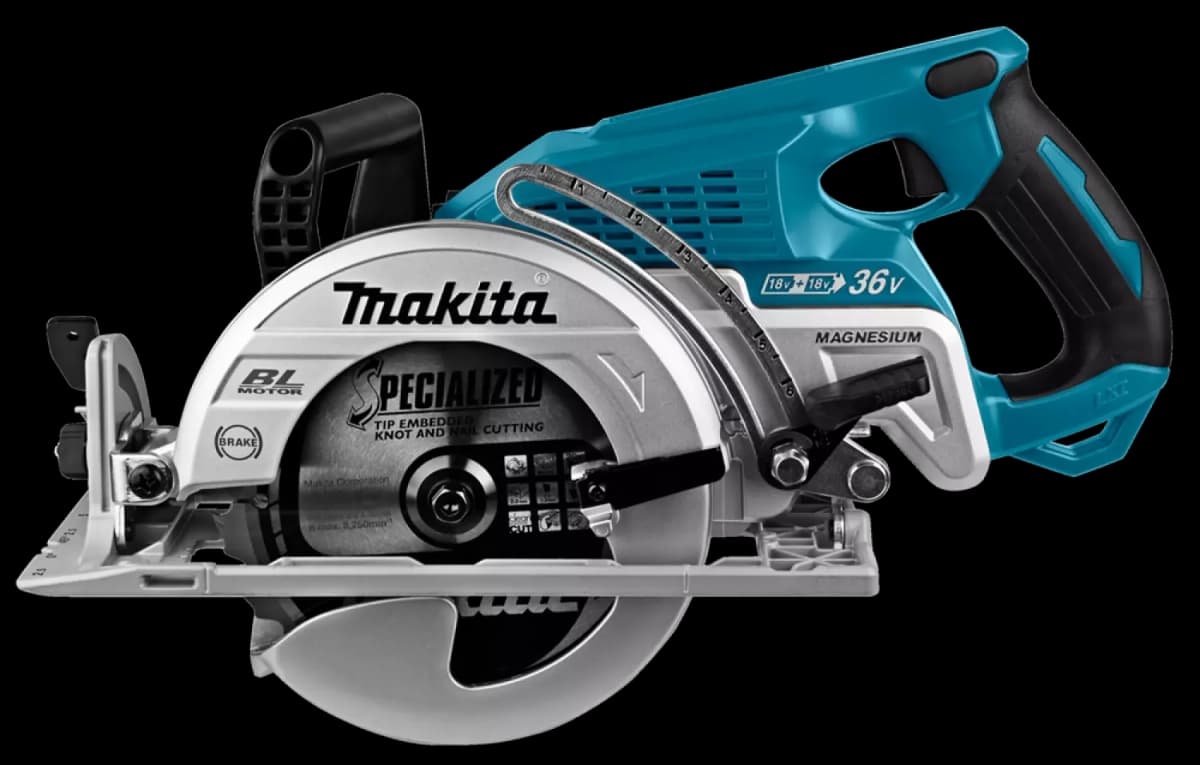 Makita DRS780Z 2x18V Li-Ion Accu Cirkelzaag Body - 185mm thumbnail 3