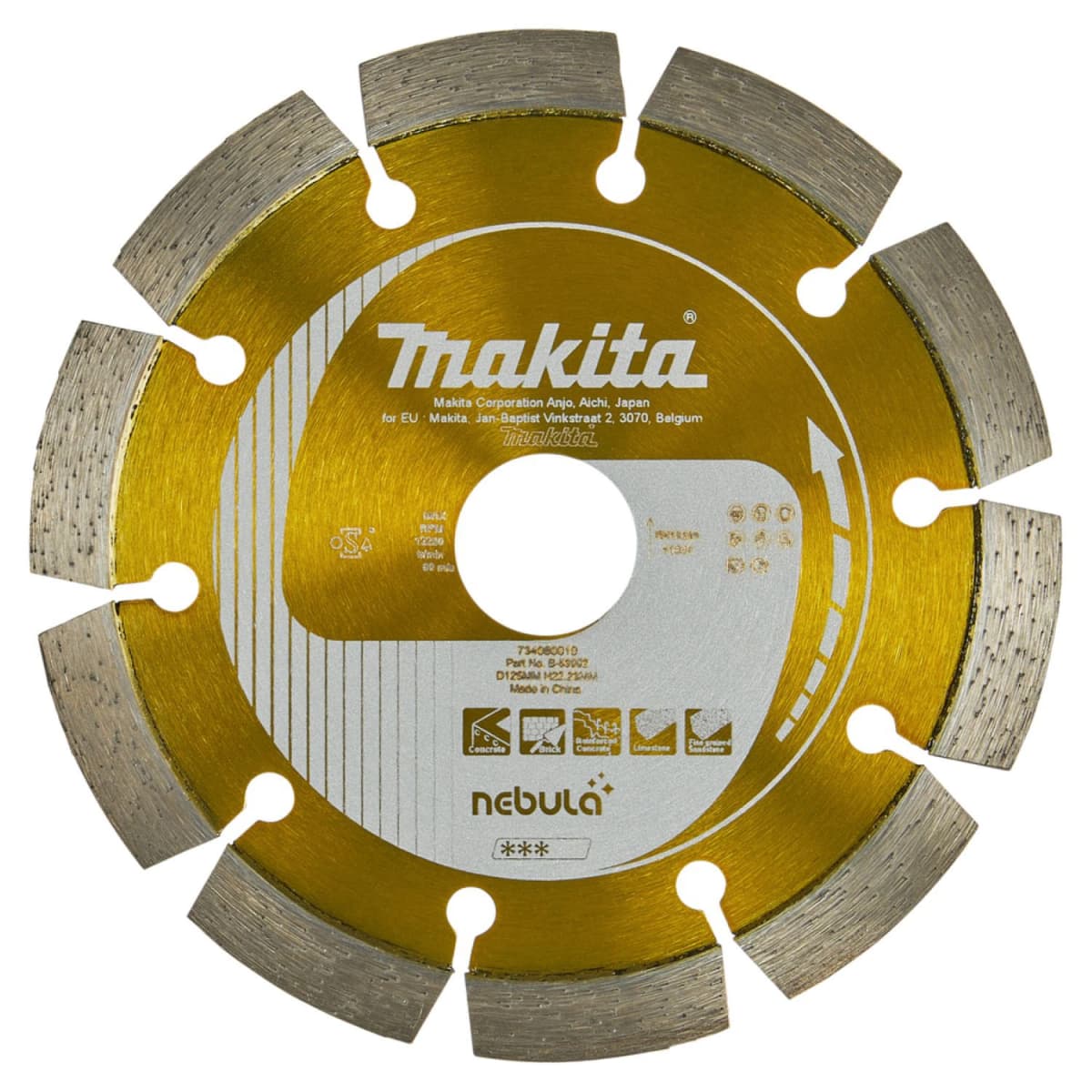 Makita B-53992 Diamantschijf - 125 X 22,23mm - Universeel