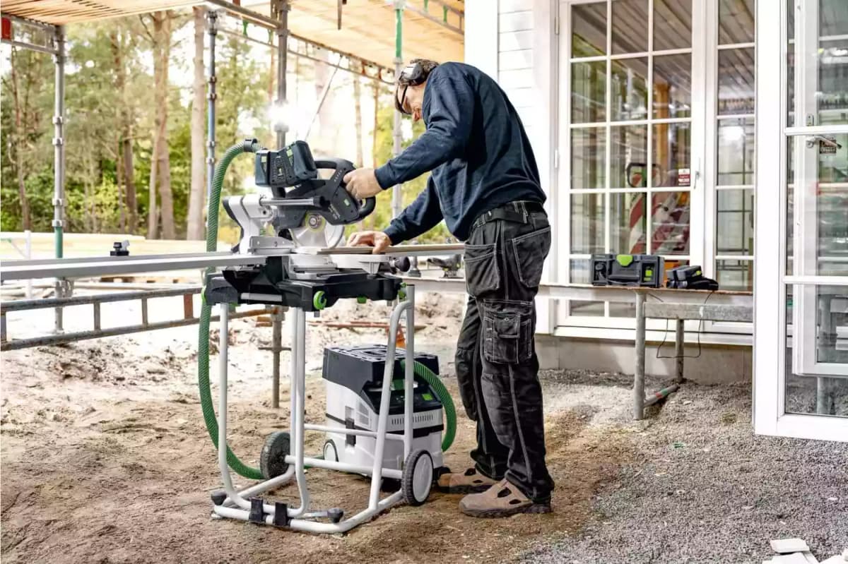 Festool CTMC MIDI I-Plus 36V (2x18V) Li-Ion Accu Stofzuiger Set (4x 5,0Ah) In Systainer - 3100l/min - Stofklasse M thumbnail 4