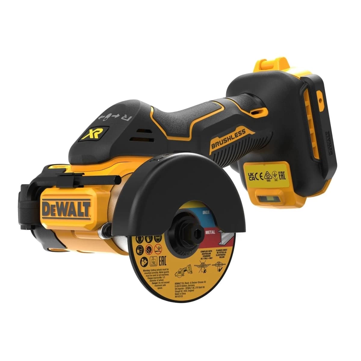 DeWALT DCS438N-XJ 18V Li-ion XR Accu Compacte Slijpmachine Body - 76mm - Koolborstelloos