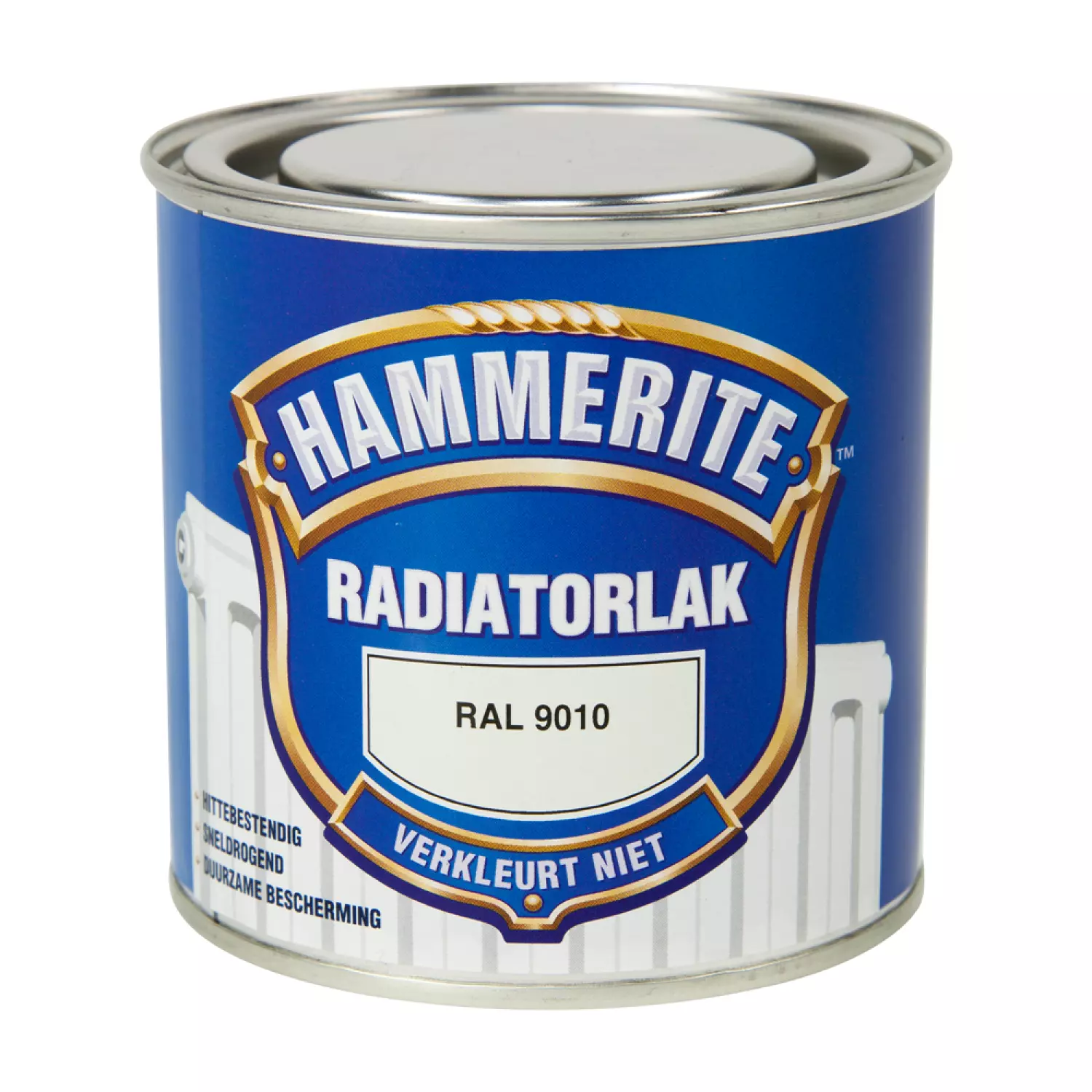 Hammerite Radiatorlak Hoogglans - Zuiver Wit - 250ml