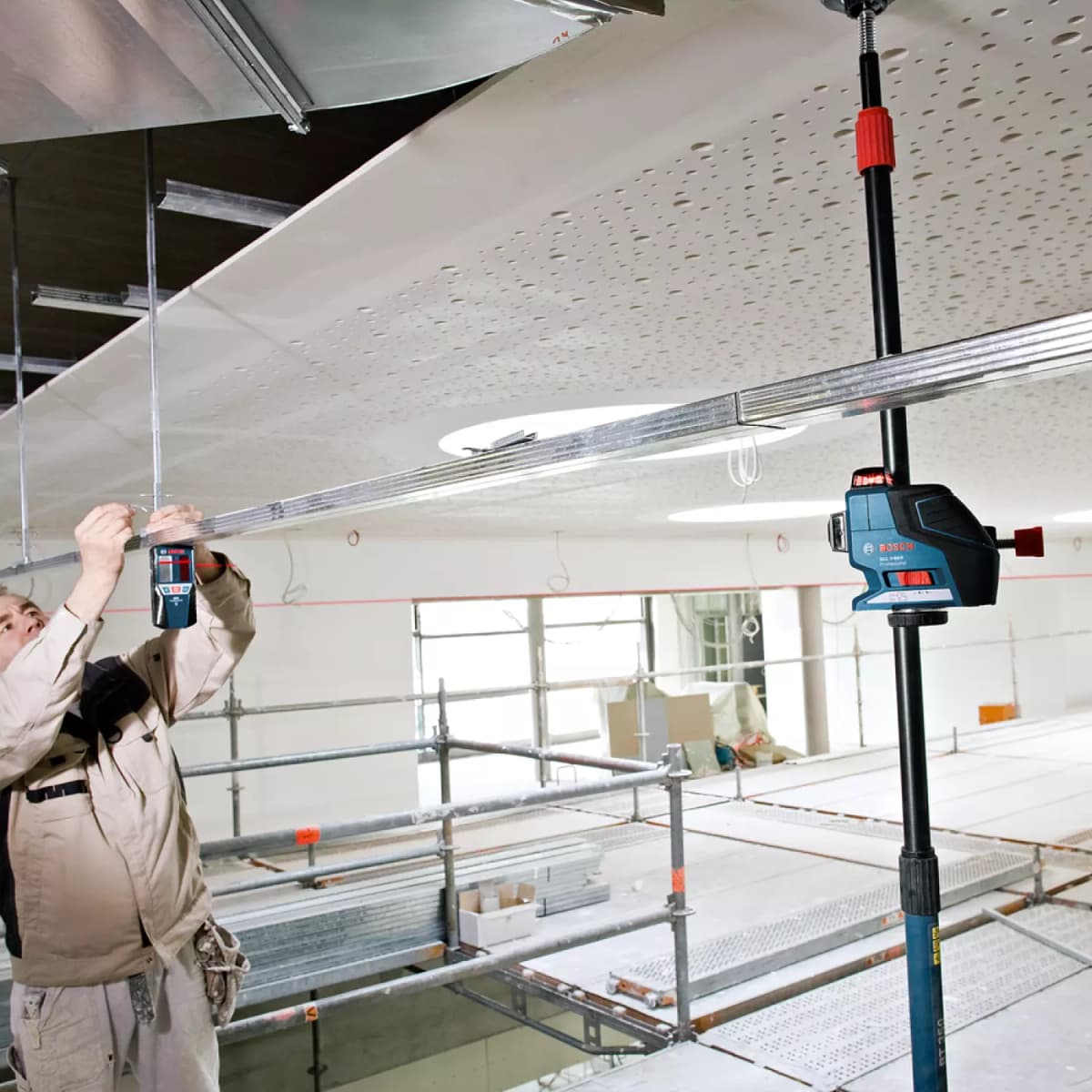 Bosch LR 7 Laserontvanger - Rood/groen thumbnail 2