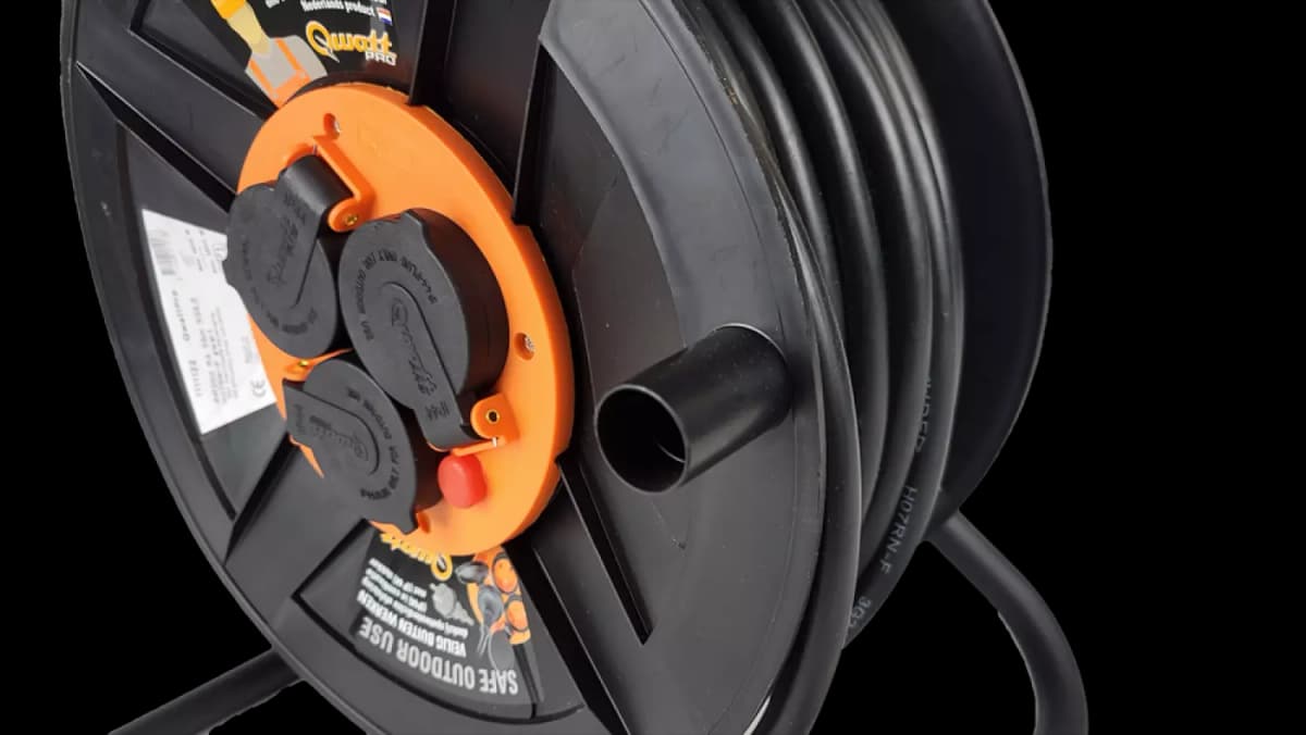 QwattPRO 1111019 BlackMaster Kabelhaspel - H07RN-F - IP44 - 25m thumbnail 3