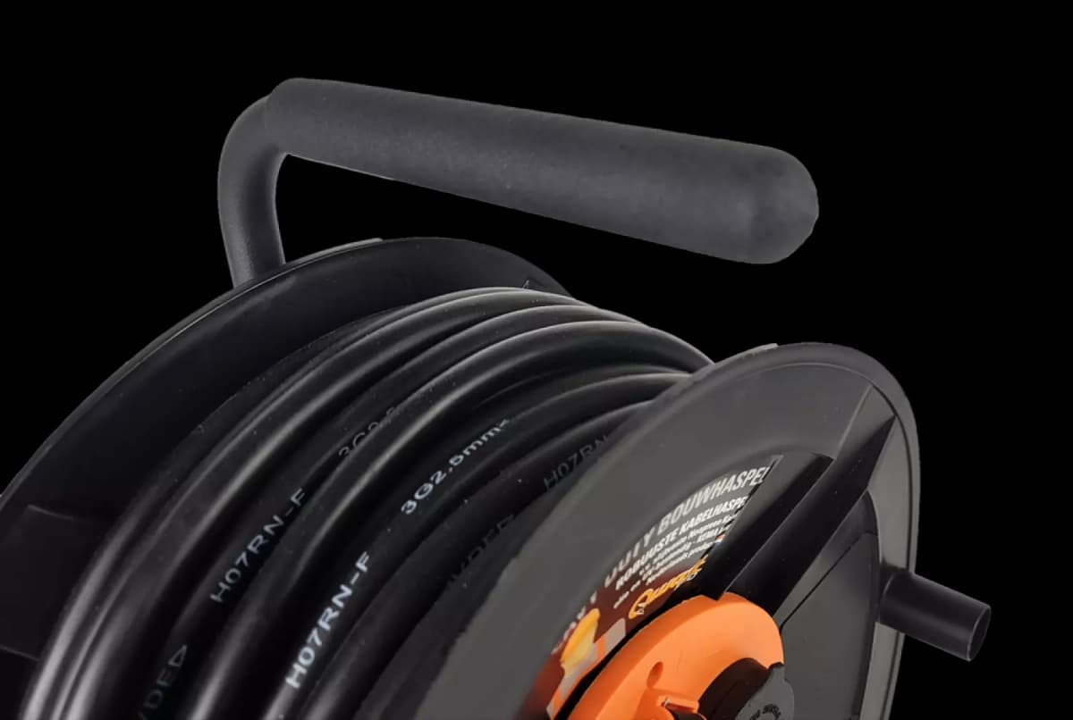 QwattPRO 1111019 BlackMaster Kabelhaspel - H07RN-F - IP44 - 25m thumbnail 2