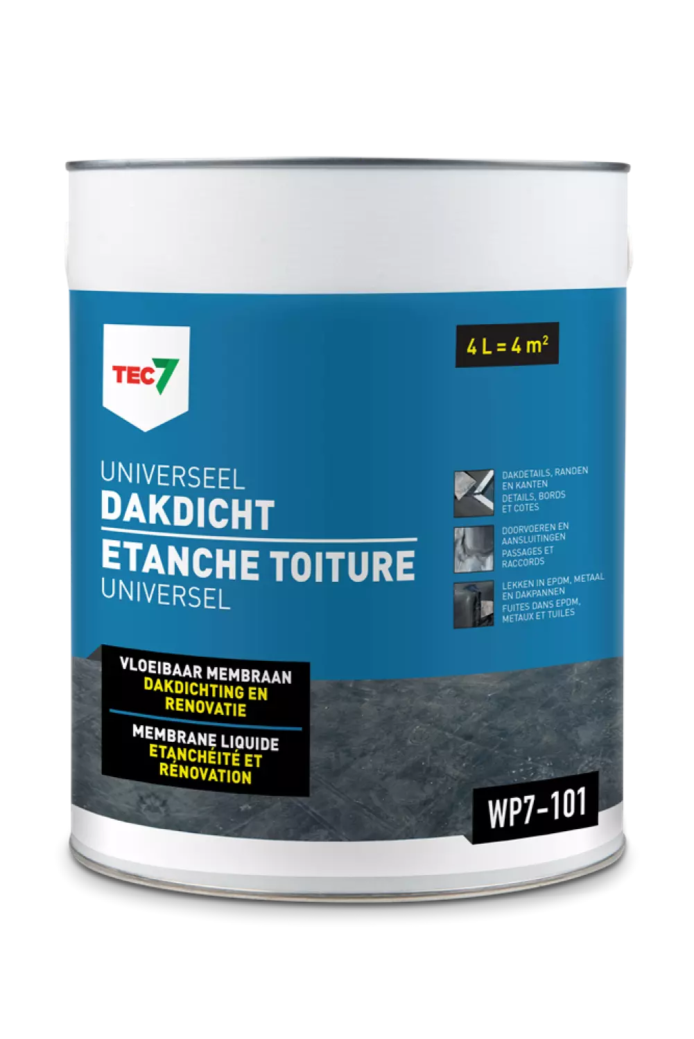 TEC7 WP7-101 Universeel Dakdicht - 4L