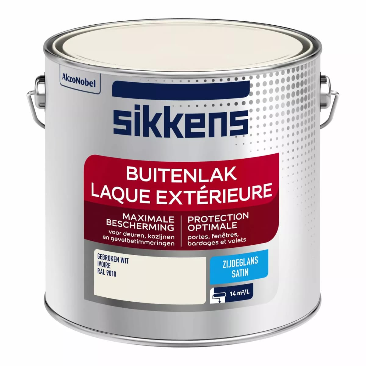 Sikkens Buitenlak Zijdeglans - Ral 9010 - 2,5L