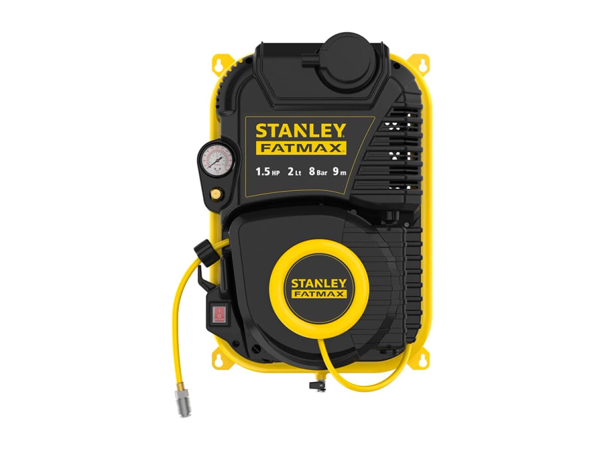 Stanley Fatmax 8215410STF585 Wandcompressor - 1,1 KW - 8 Bar - 160L/min - Olievrij thumbnail 2