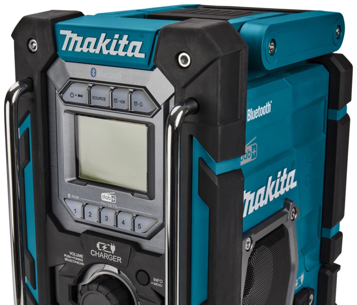 Makita DMR301 10,8-18V Li-Ion Accu Bouwradio - Bluetooth -dab+ - Werkt Op Netstroom&Accu thumbnail 3