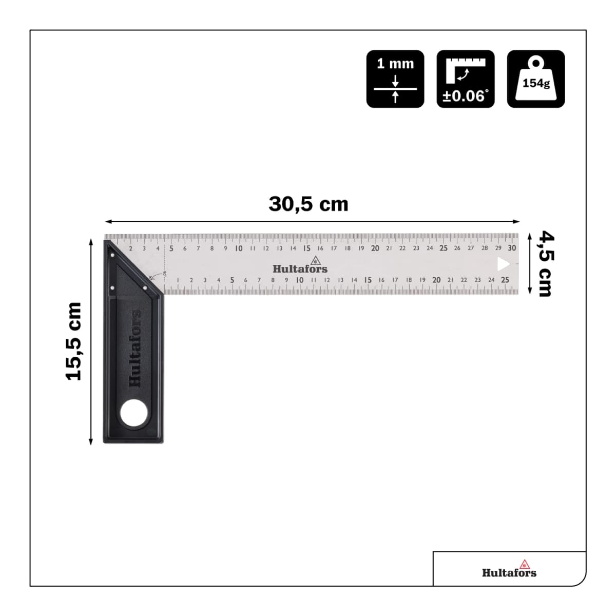 Hultafors S30L Lichtgewicht Winkelhaak - 300mm thumbnail 3