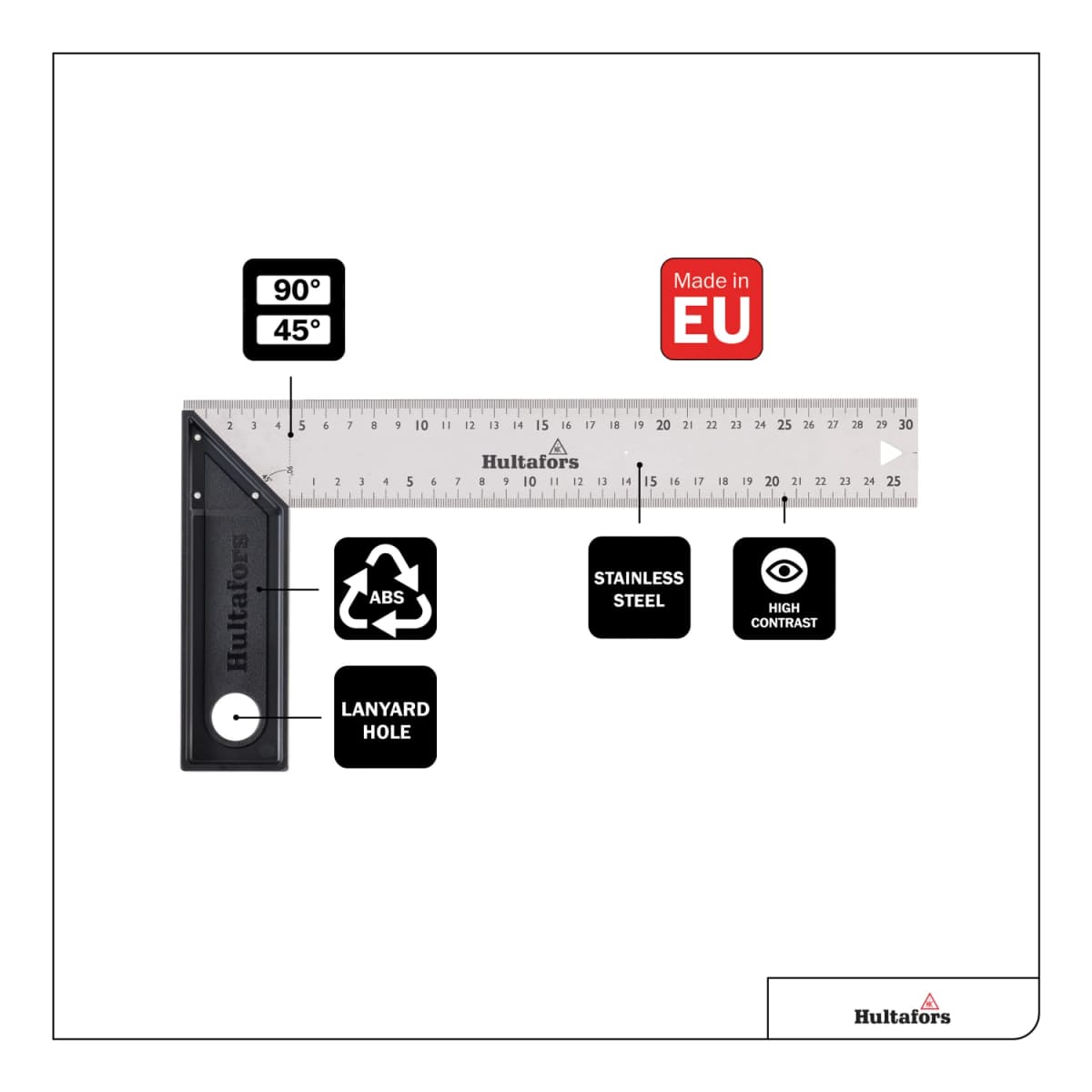 Hultafors S30L Lichtgewicht Winkelhaak - 300mm thumbnail 4
