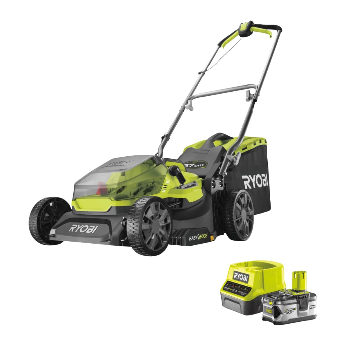 Ryobi RY18LM37A-140 18V Li-Ion Accu Grasmaaier Set (1x 4.0Ah Accu) - 37cm