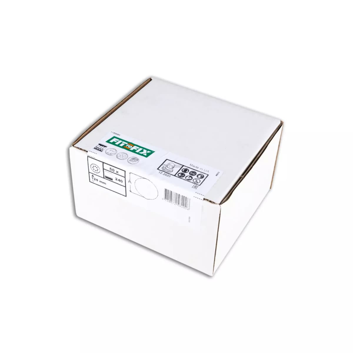 Fit-to-Fix Schuurschijf - P240 - Rond 125mm (50st) thumbnail 2