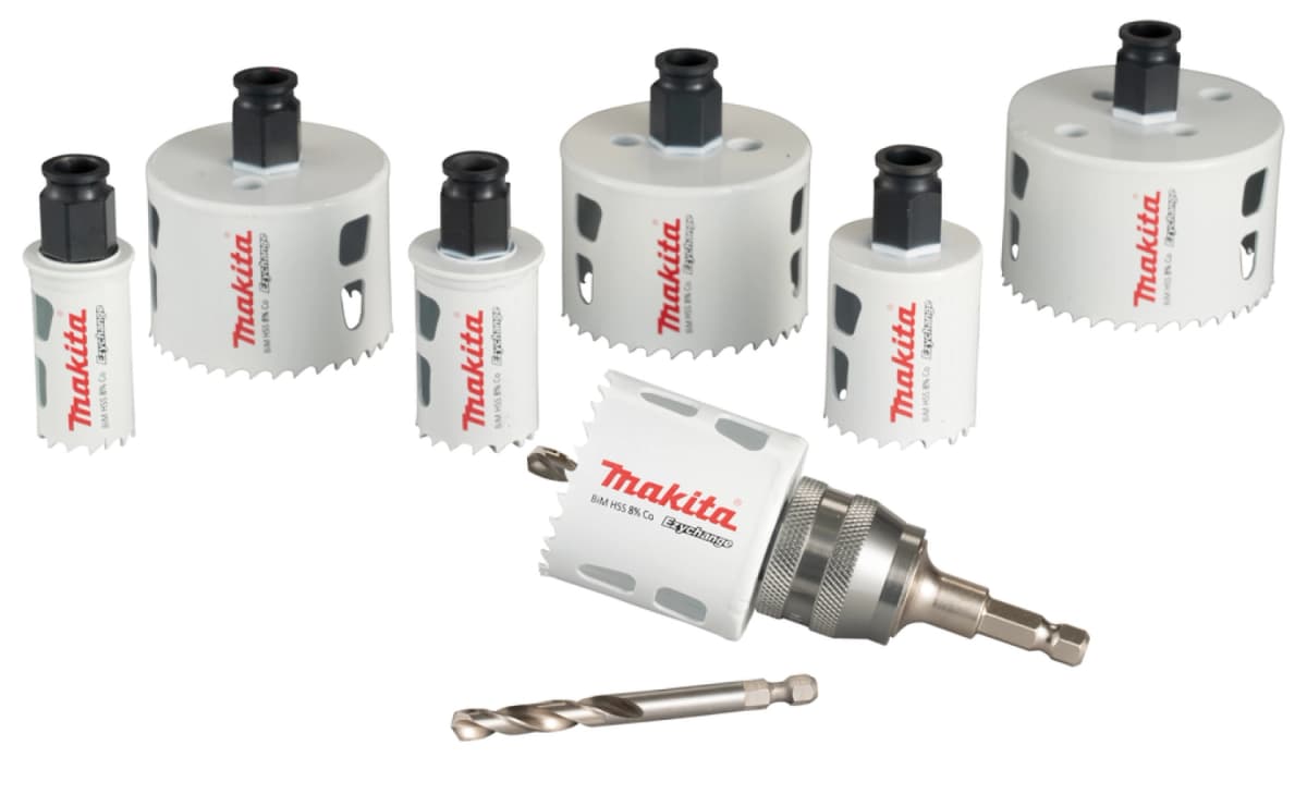 Makita E-12295 10 Delige Bi-Metaal Gatenzaagset - 25 / 32 / 40 / 51 / 65 / 68 / 76mm thumbnail 2