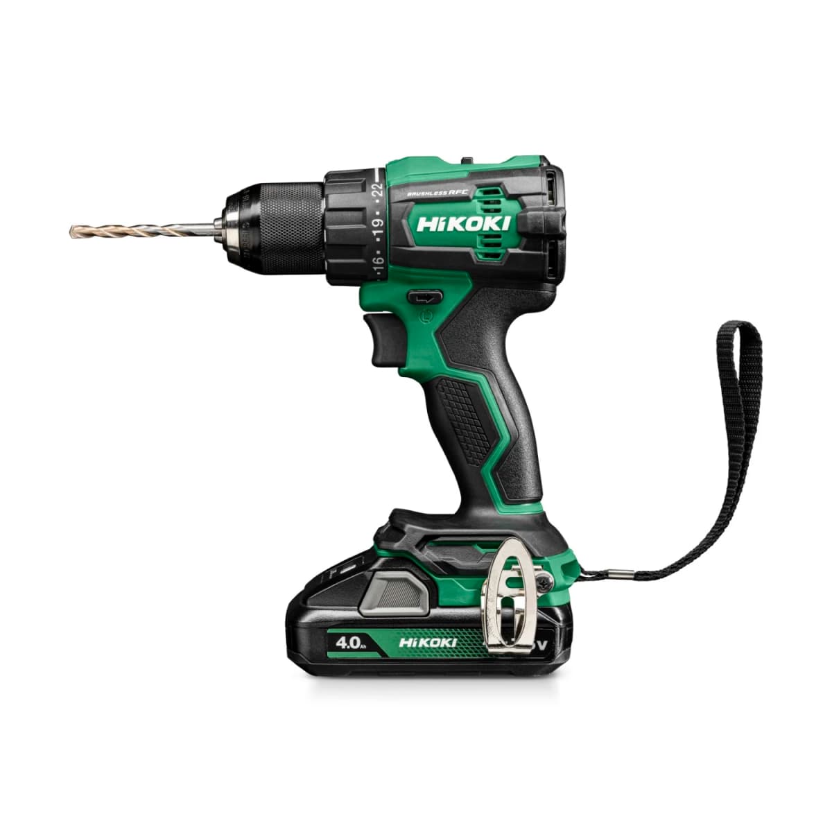 HiKOKI DV18DEWHZ 18V Li-ion Accu Klopboorschroefmachine Set (2x 4.0Ah Accu) In HSC II Koffer - 70Nm thumbnail 2