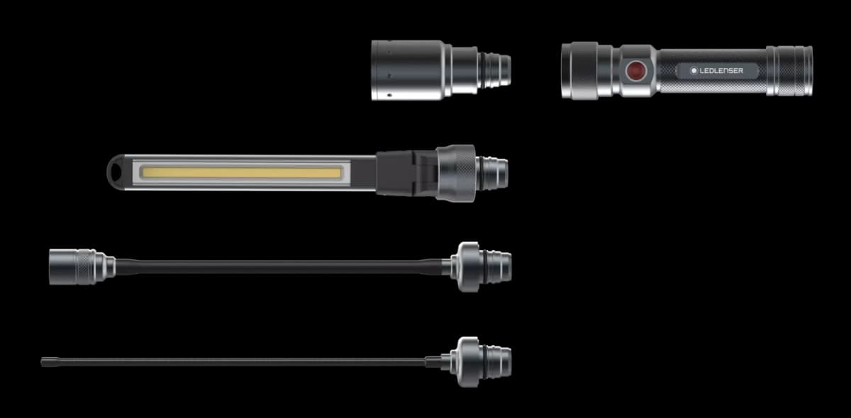 Ledlenser 502136 4-delige LED Zaklamp - Oplaadbaar - 280Lm