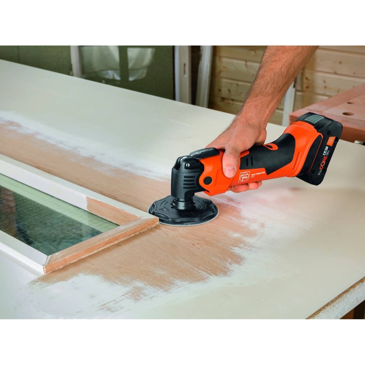 Fein AMM500 Multimaster Plus 18V Li-ion Accu Multitool Body In L-Boxx thumbnail 3