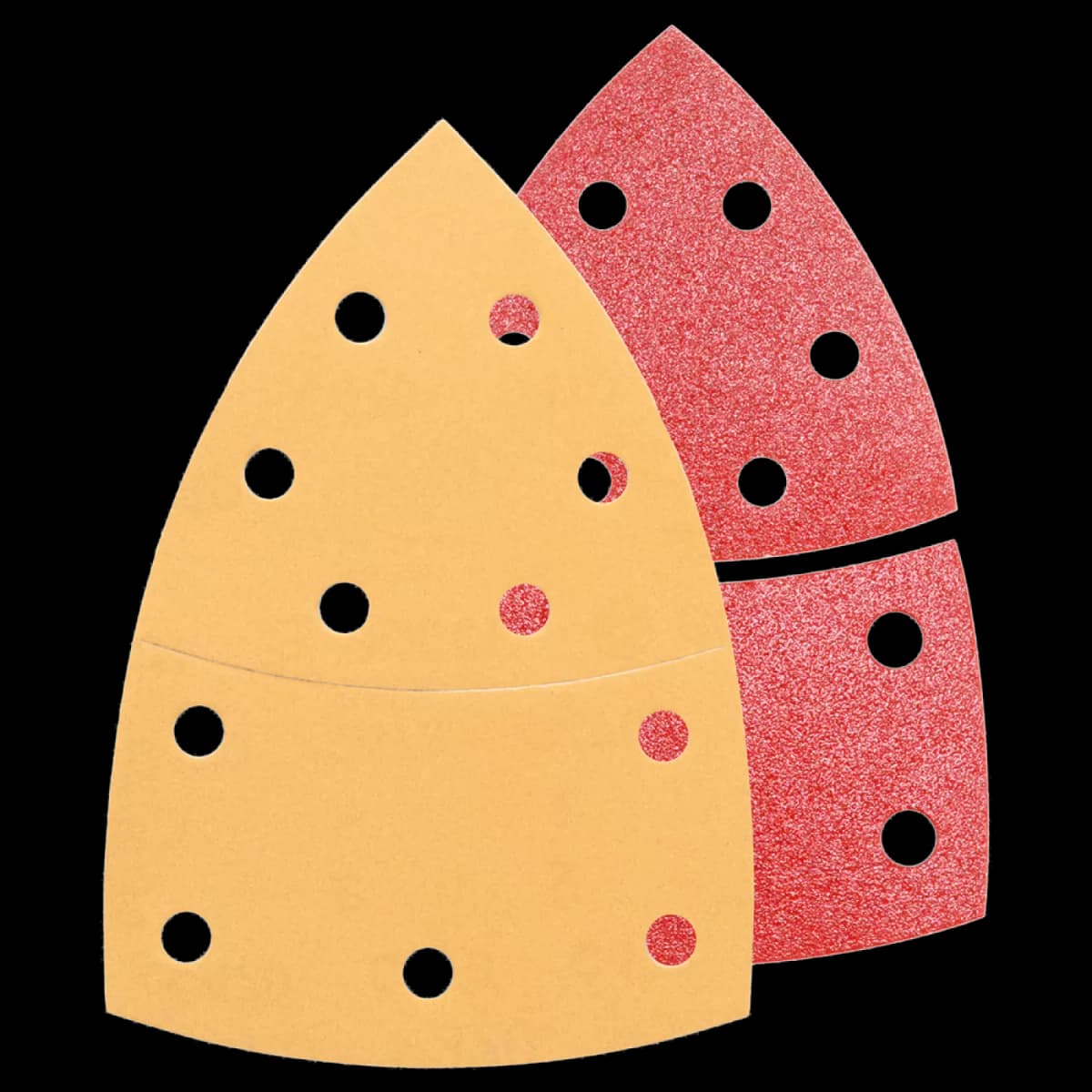 Bosch 2608607417 Schuurbladen Voor Hout - K40 / K80 / K120 / K180 - 102x62,93mm