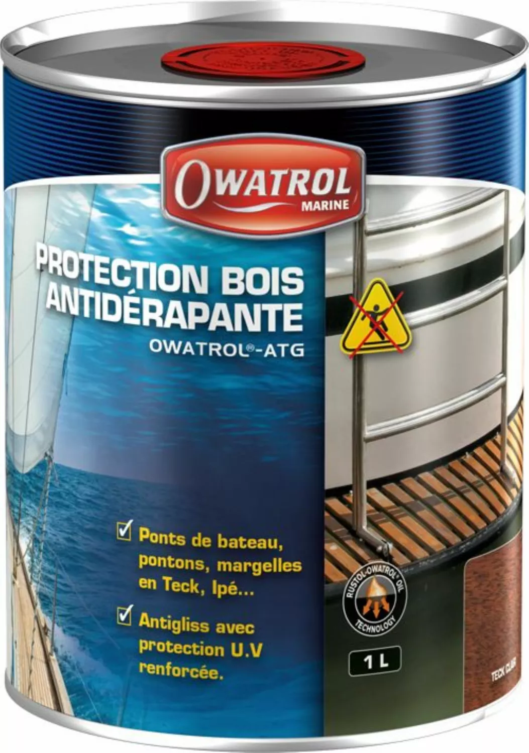 Owatrol Atg Antislipbeits Helder Teak 1L
