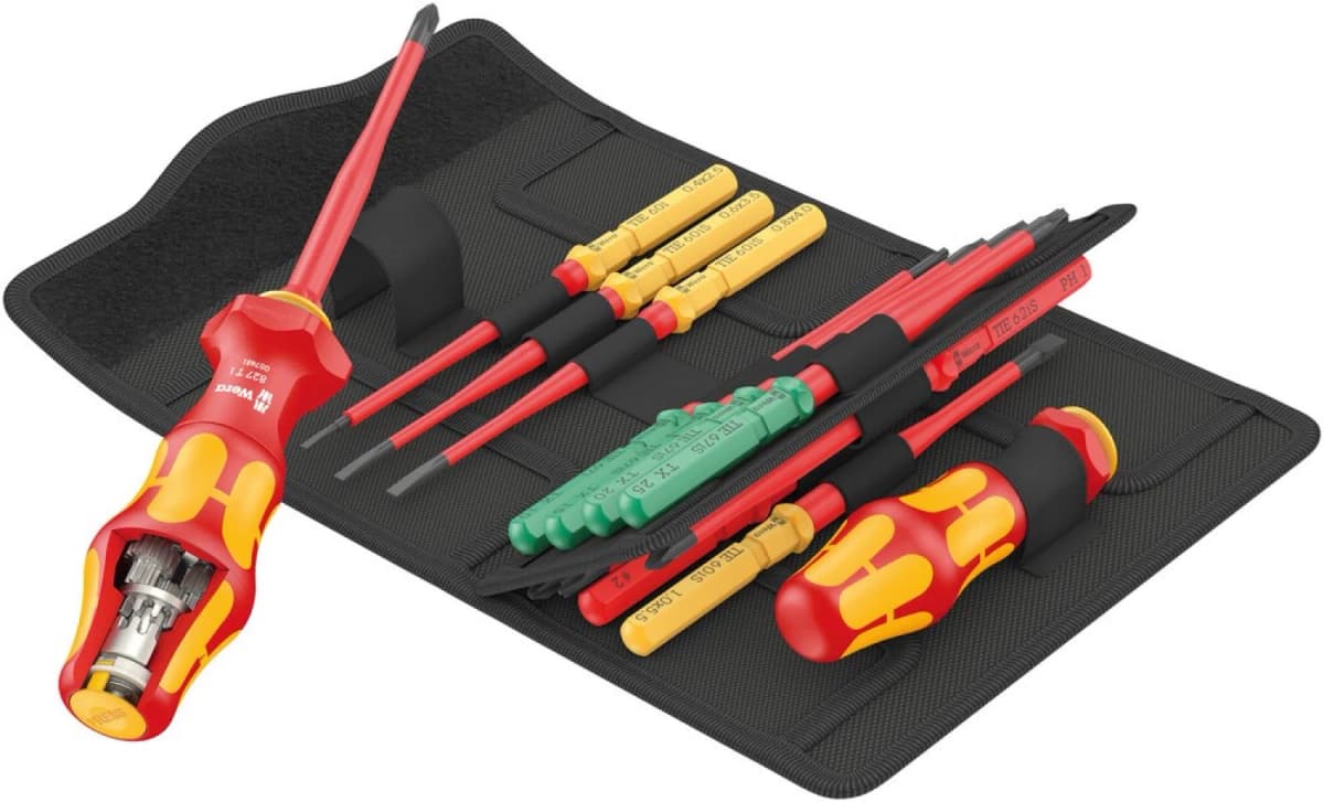 Wera 05006641001 16-delige Kraftform Kompakt Turbo I Imperial 1 Tool Finder Wisselklingenset In Etui