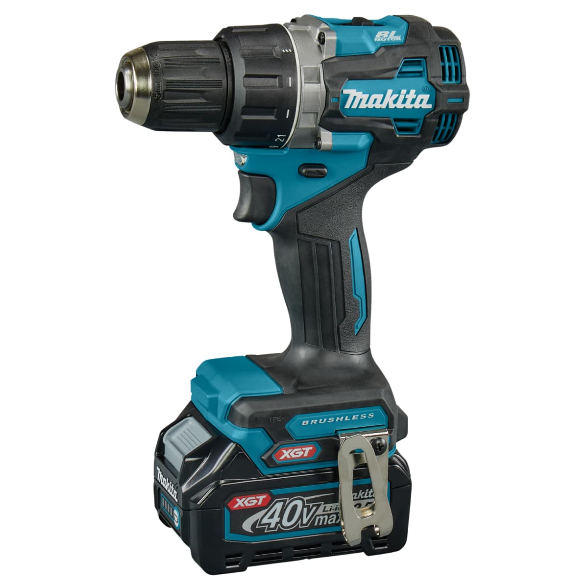 Makita DK0198G201 XGT 40V Max Li-Ion Accu Boor-/schroefmachine (DF002G)&Slagschroevendraaier (TD003G) Combiset (3x 2.5Ah Accu) In Mbox thumbnail 3