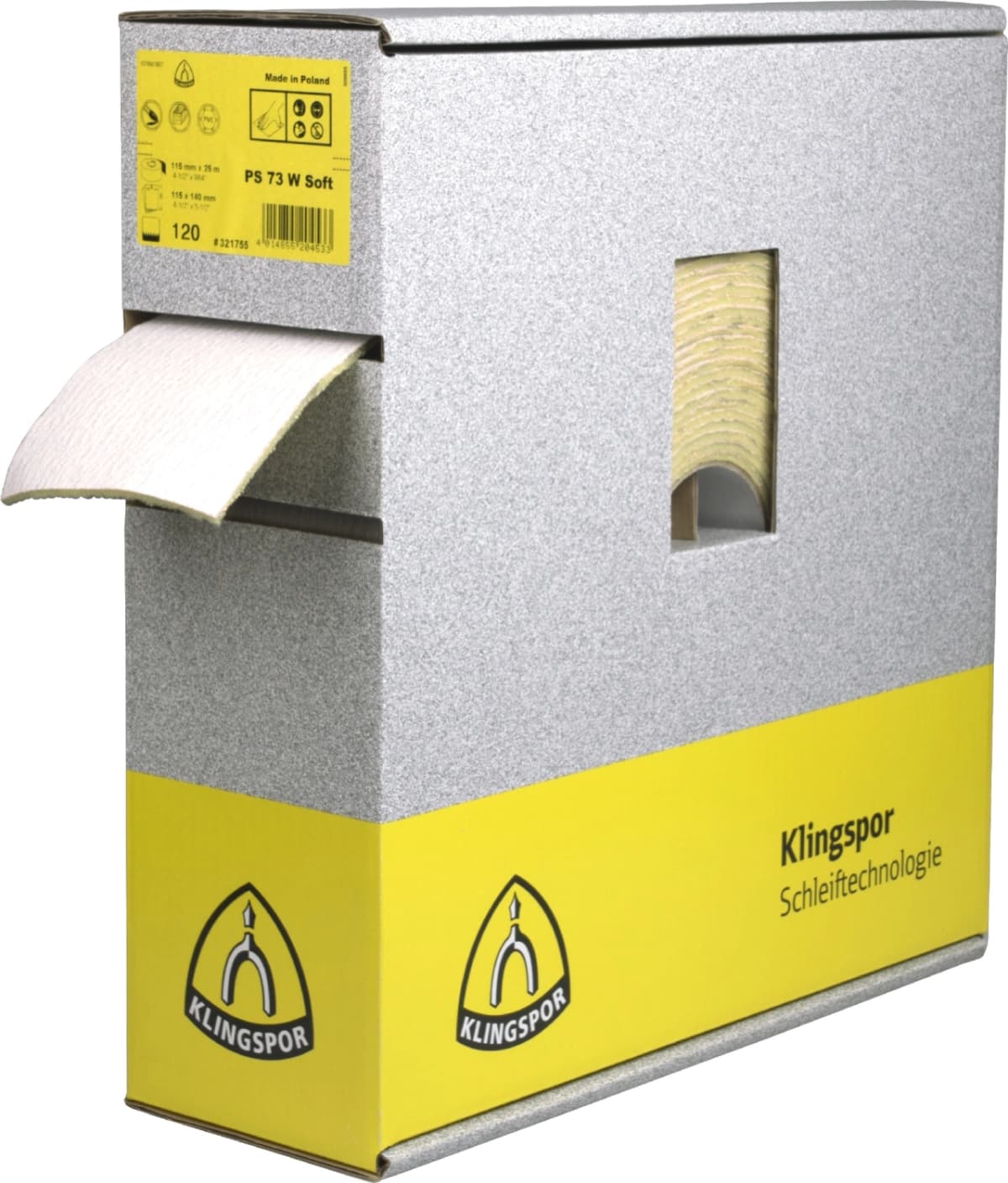 Klingspor Schuurrol Foam 115X140mm Ca. 180st P320