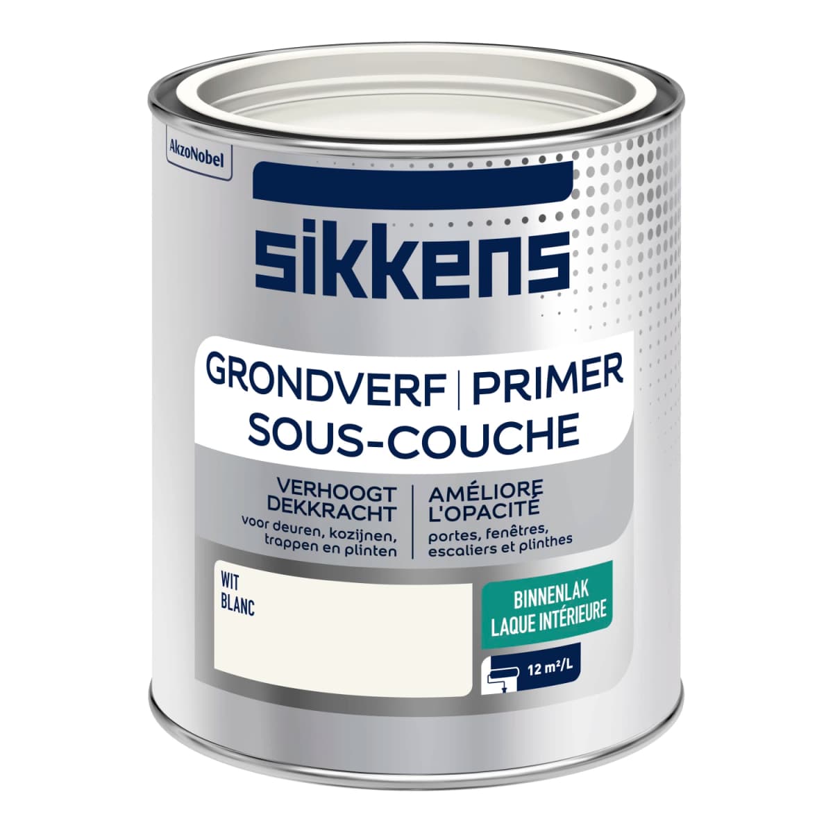 Sikkens Grondverf Binnen - Wit - 0,75L