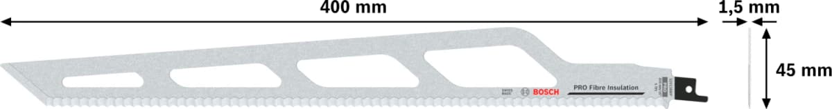 Bosch 2608635529 / S 2013 AWP Reciprozaagblad - 400mm - Vezelisolatie (1st) thumbnail 4