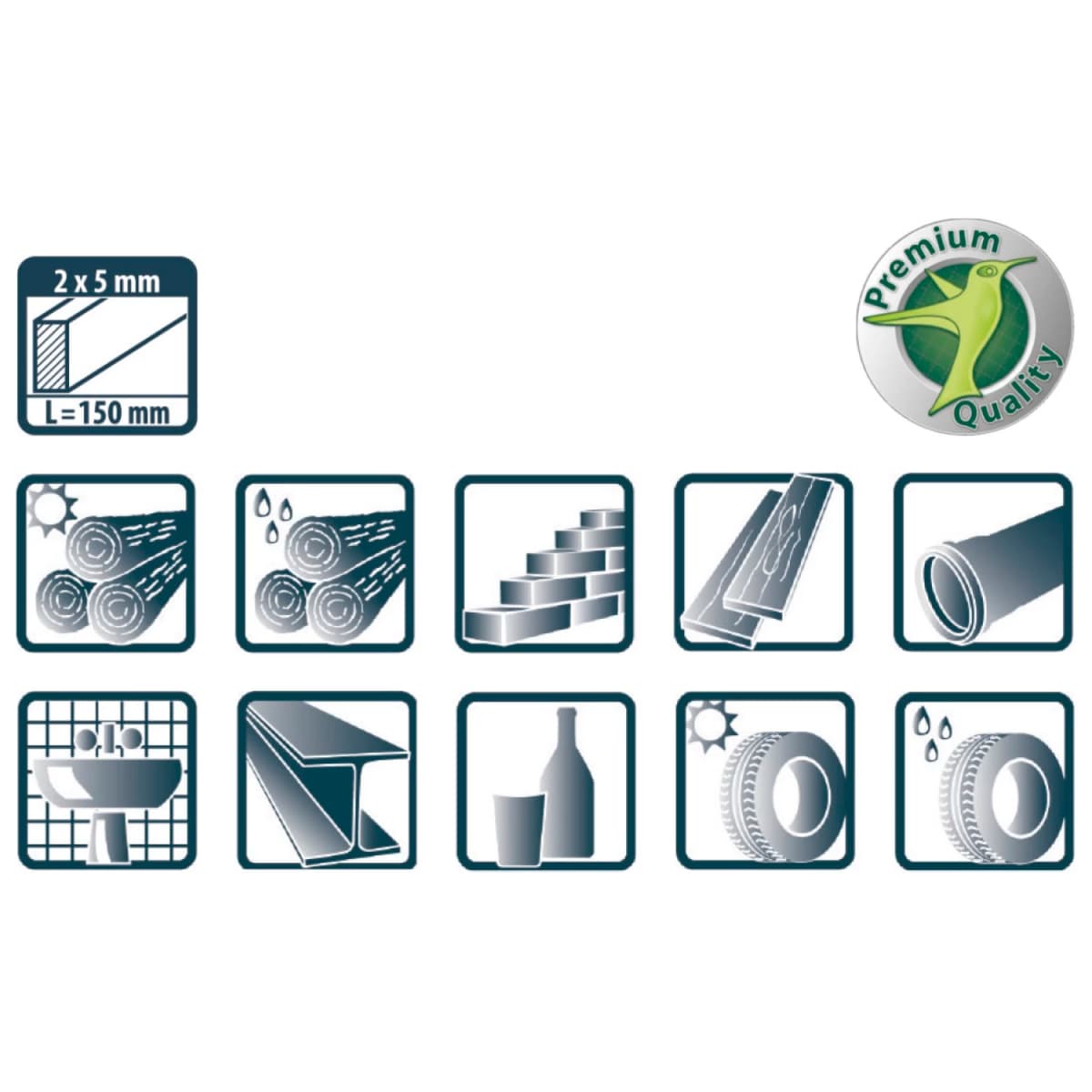 Pica 6040 BIG Dry Navulling - Grafiet/Wit (12st) thumbnail 2