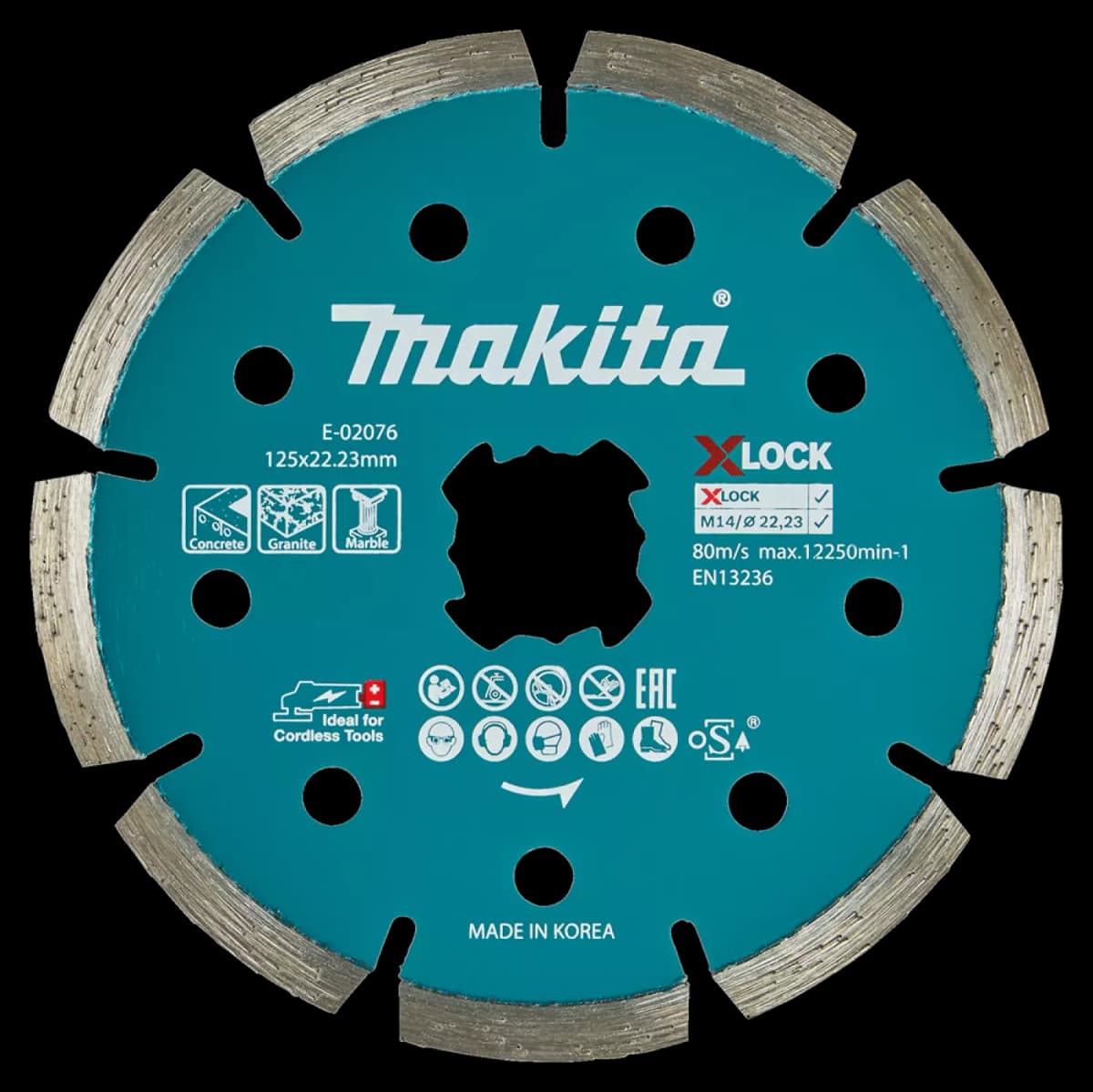 Makita E-02076 X-Lock Diamantschijf - 125x22,23mm thumbnail 3