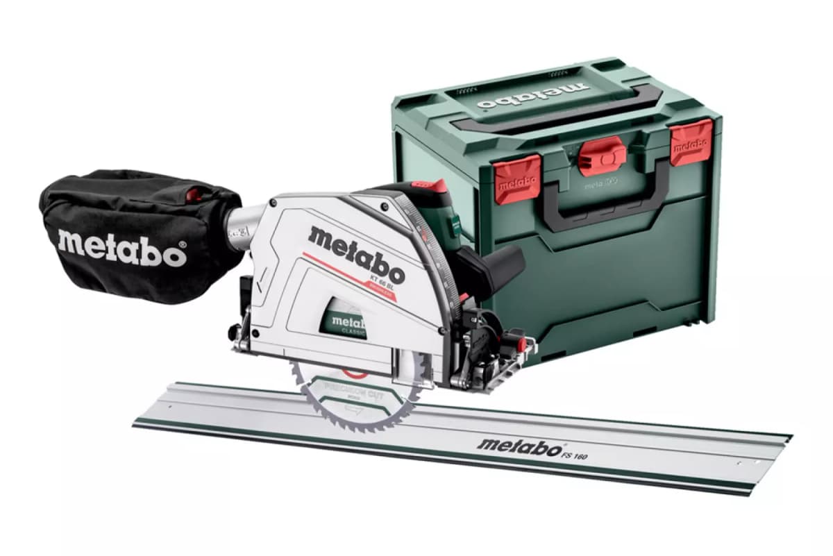 Metabo KT 66 BL Invalcirkelzaag In MetaBox Incl. FS 160 (1600mm) Geleiderail - 1200W - 165mm