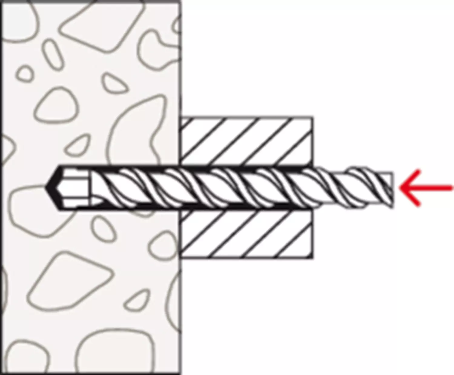 Fischer 50353 Nagelplug/slagplug NS - 6 X 80mm - PZ3 - Verzonken Schroef (50st) thumbnail 3