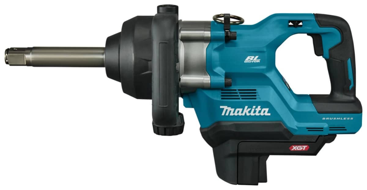 Makita TW010GT201 40V XGT Li-ion Accu Slagmoersleutel Set (2x 5,0Ah Accu) In Koffer - 1"- 4000Nm thumbnail 2