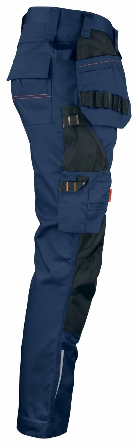Jobman 2322 Werkbroek Holsterpockets - Maat 48 - Blauw / Zwart thumbnail 4