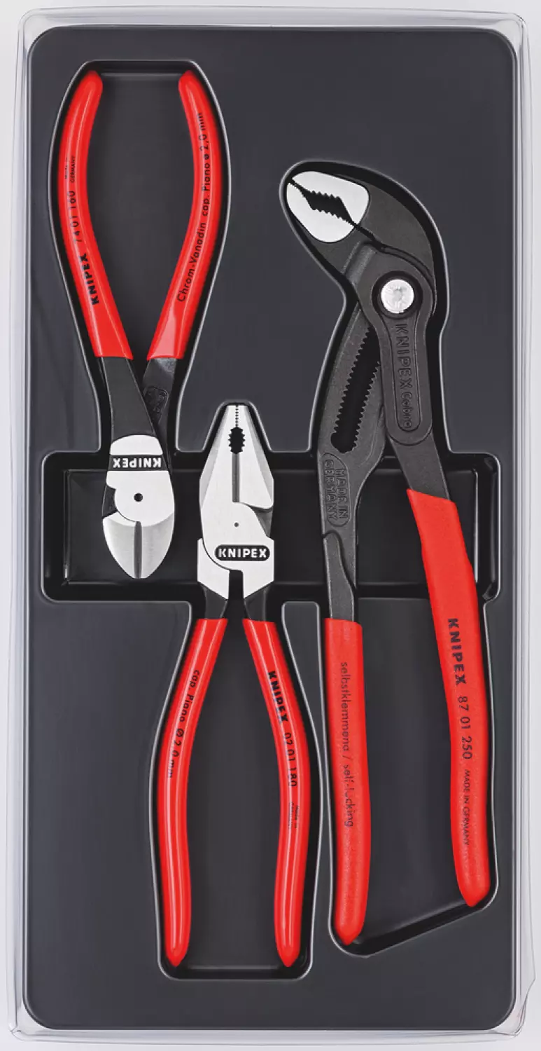 Knipex 00 20 10 3-delige Kracht Tangenset thumbnail 2