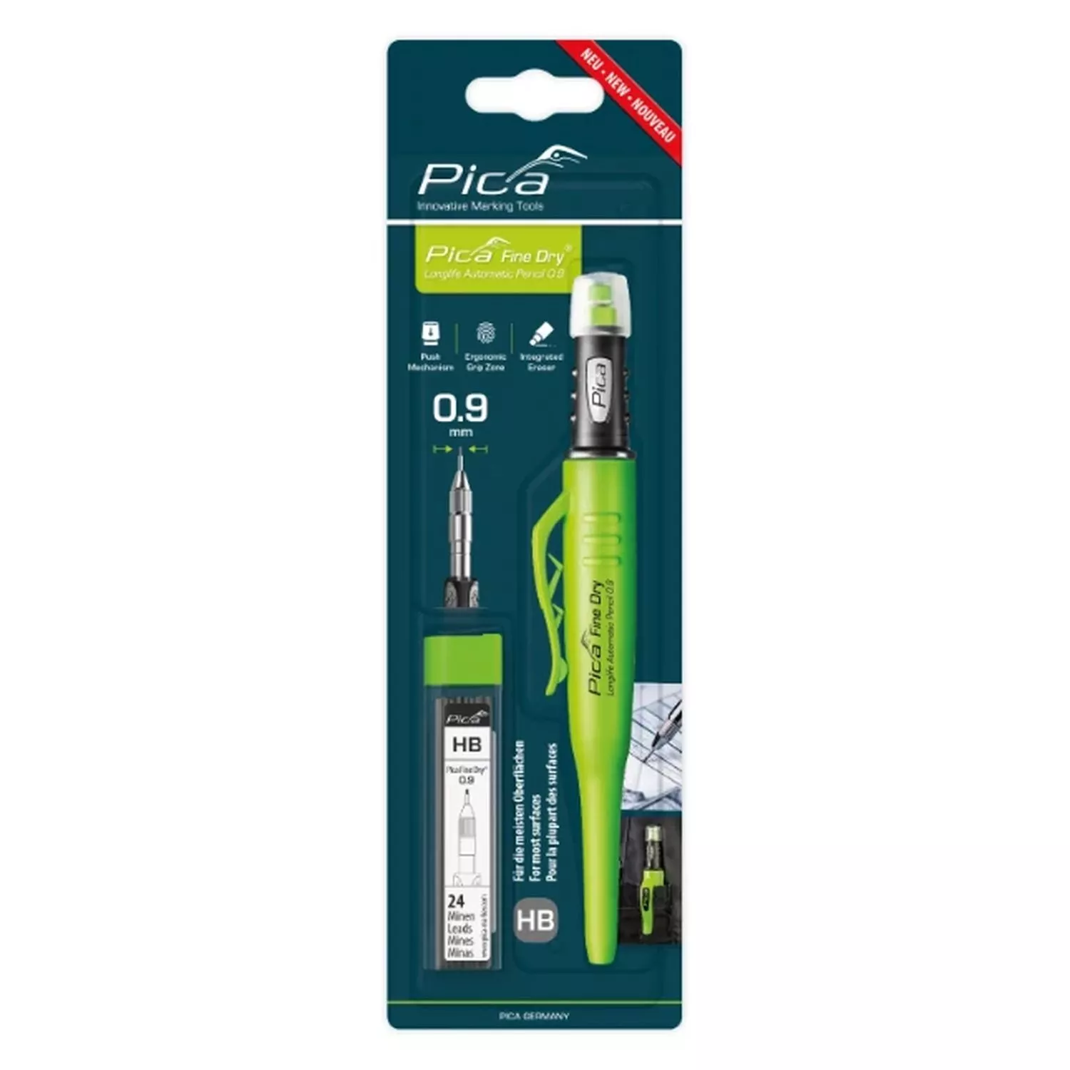 Pica Fine Dry 70703 Set (Marker + Navulling HB)