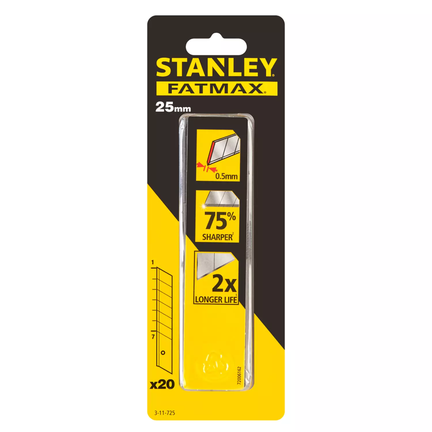 Stanley 3-11-725 FatMax Reserve Afbreekmessen - 25mm (20st) thumbnail 2