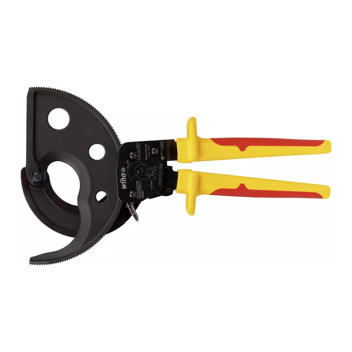 Wiha 46674 Kabelschaar Electric Met Ratelprincipe - 275mm - Tot 300mm²